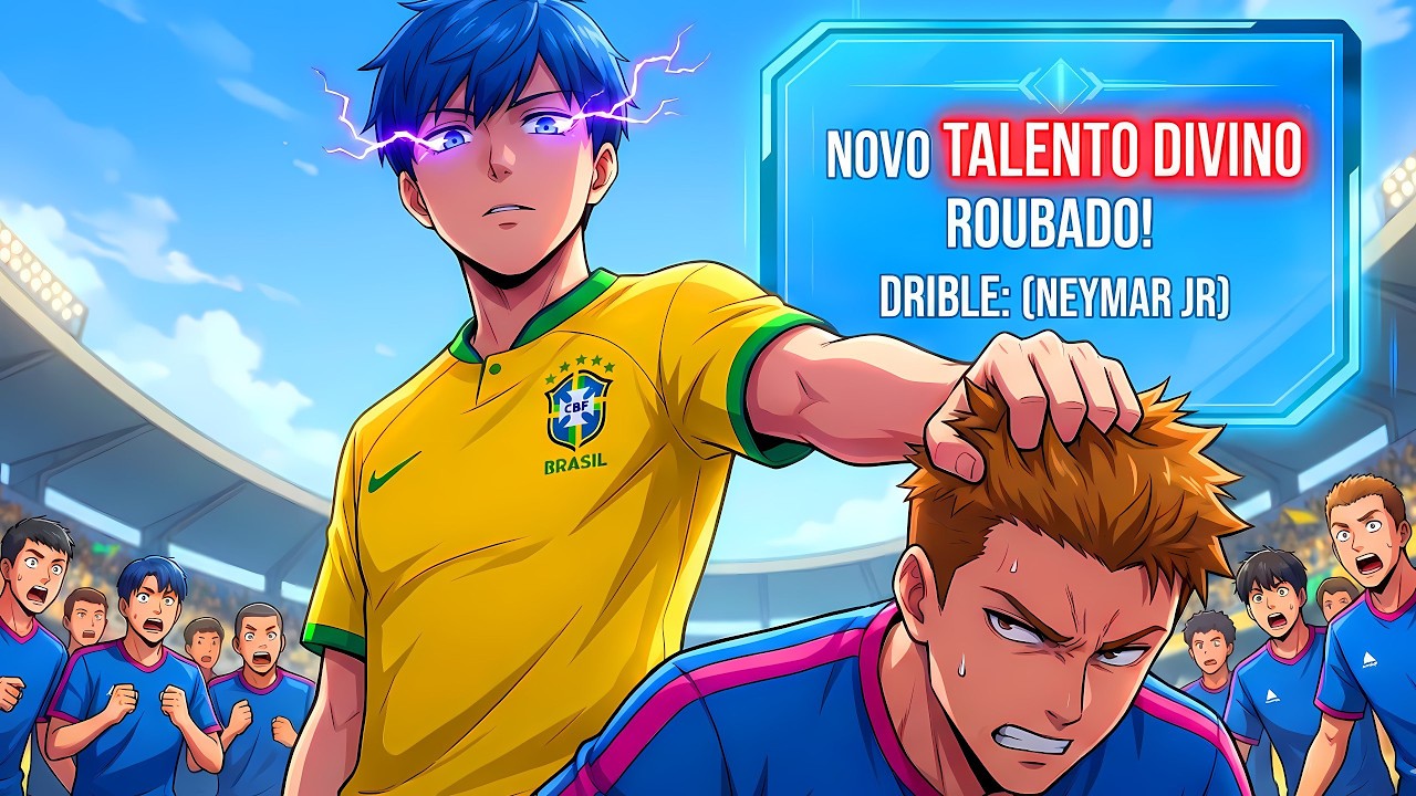 Garoto FRACASSADO Retorna No Tempo com HABILIDADE DE ROUBAR TALENTOS DE FUTEBOL SSS - Manhwa