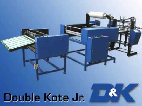 heks gås Handel D&K Double Kote Jr Modular Laminator System - YouTube