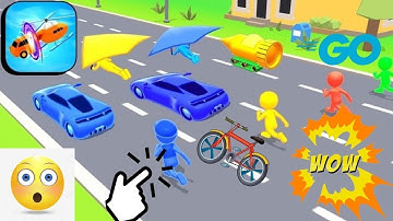 SHAPE SHIFTING🏃‍♂️🚗🚲🚦All Levels Gameplay Walkthrough Android,ios cats games max P2MAR(4)