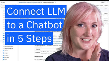 Connecting Large Language Models to Chatbots in Under 10 Minutes