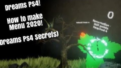 Dreams Ps4 Menu Tutorial (Dreams Ps4 How to make a menu)