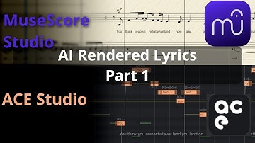 MuseScore Studio and ACE Studio - AI Voices for Vocal Ensembles | Part 1