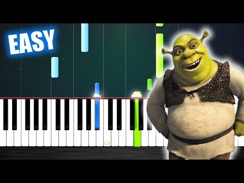 Shrek - Fairytale - EASY Piano Tutorial by PlutaX