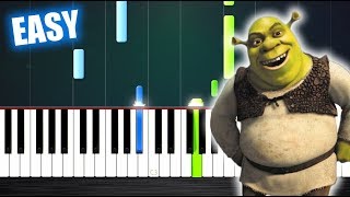Shrek - Fairytale - Easy Piano Tutorial By Plutax