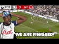 Expressions LOSES IT Watching Tottenham vs Nottingham Forest 