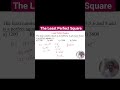 Find the Least Perfect Square #lcm #square #aptitude#shorts #fyp #bankexam#ssc#rrb #campusplacements