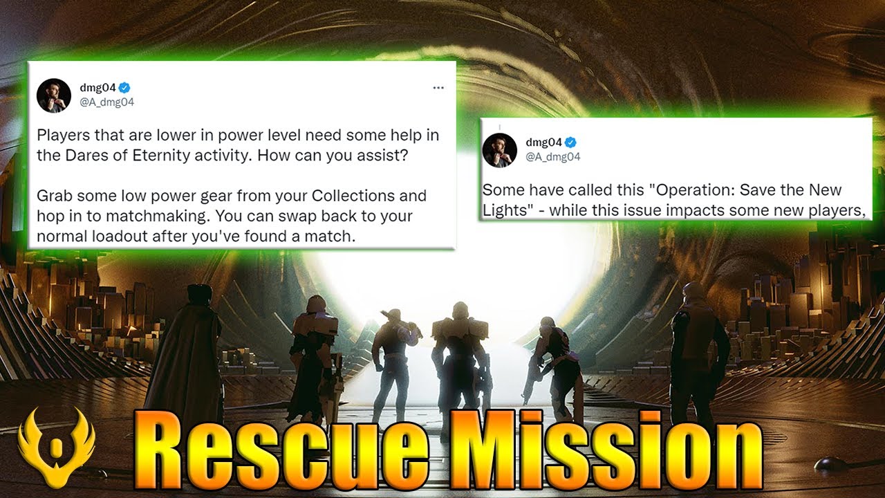 Destiny 2 "Operation Save The New Lights" Dares Of Eternity Rescue Mission 30th anniversary