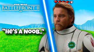 I Went Undercover As a Noob In Hero Showdown #part 2  (Battlefront 2)