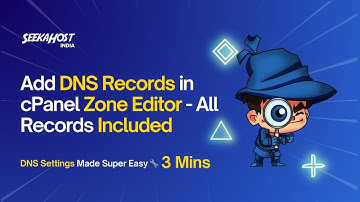 How to Add DNS Records in cPanel Zone Editor ⚙️ | A, CNAME, MX Explained