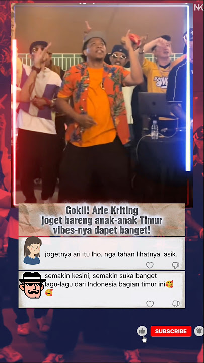 Arie Kriting Ikut Joget Bareng Anak-Anak Timur! Vibes-nya Gokil Abis 🔥
