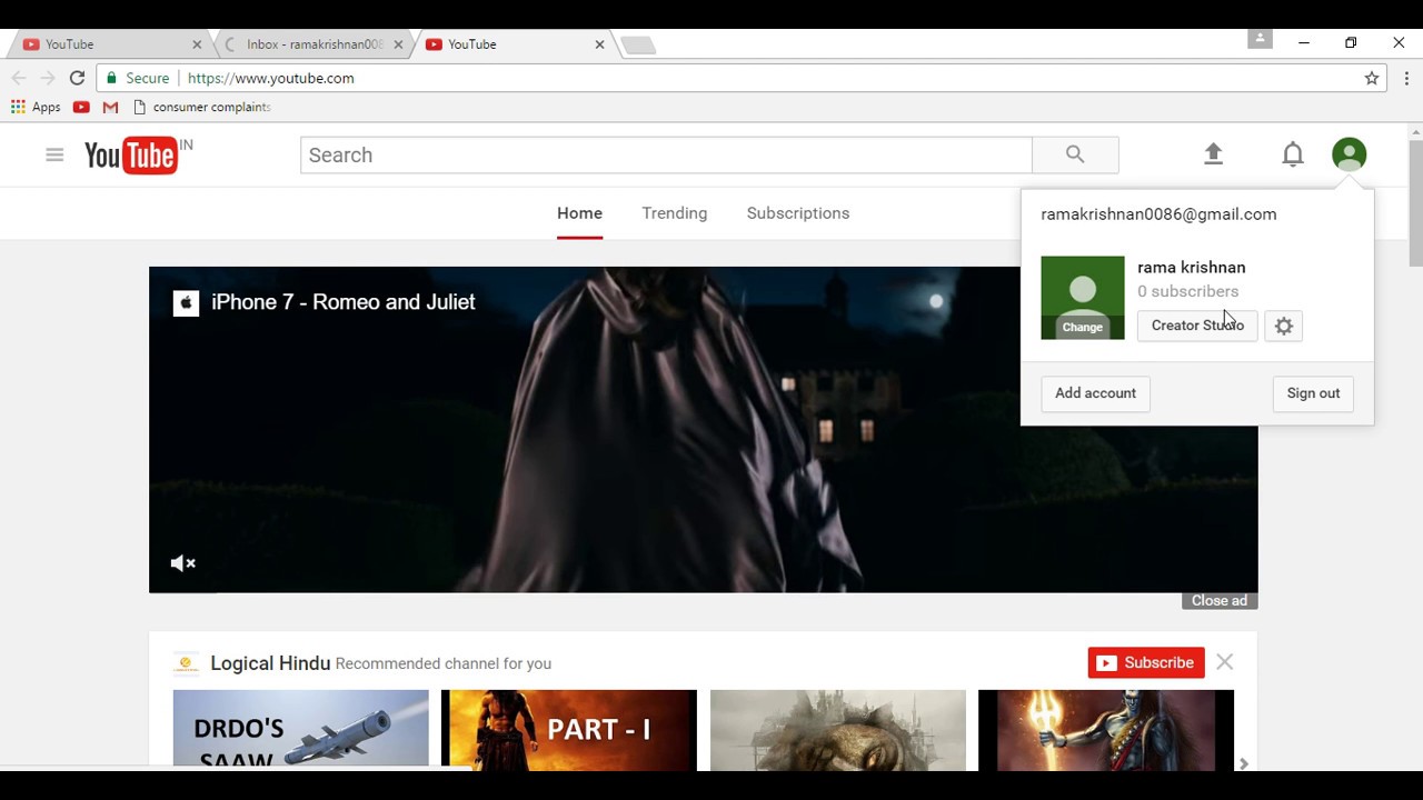 how to create youtube account in 2017 YouTube