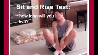 Sit to Stand Test: How long will you live?? You may surprised who can't do it