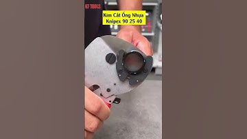 Kềm Cắt Ống Nhựa Pipe Cutter Ø 26 đến 40mm Knipex 90 25 40  #g7tools #knipex #diy #pliers #tools