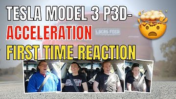 Tesla First Time Reaction Acceleration Performance Model 3 @NewMoneyYouTube
