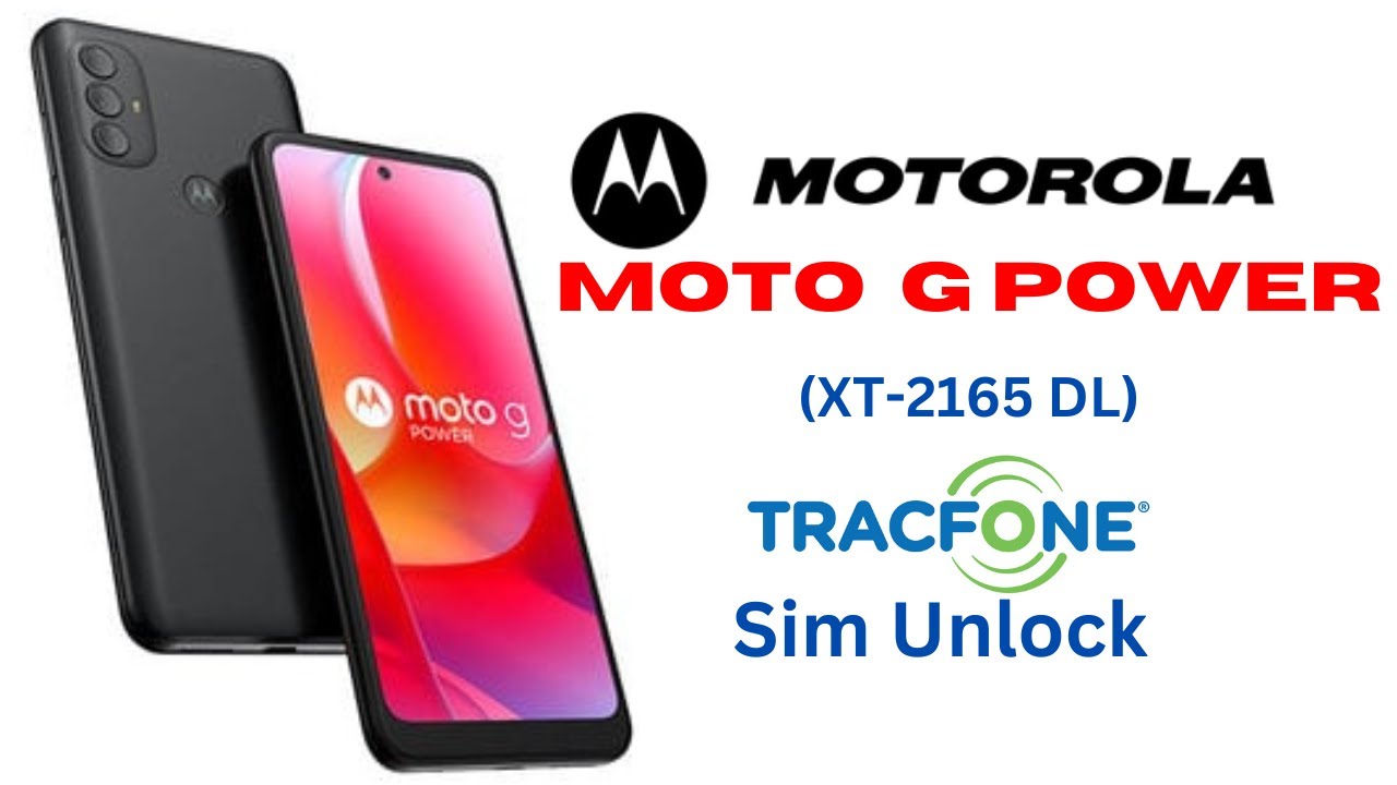 Moto G Power (XT2165 DL) Network Unlock + Activation XT2165