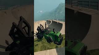 Big High Ramp Jumps with Expensive Tractor Crashes - BeamNG Drive part 5