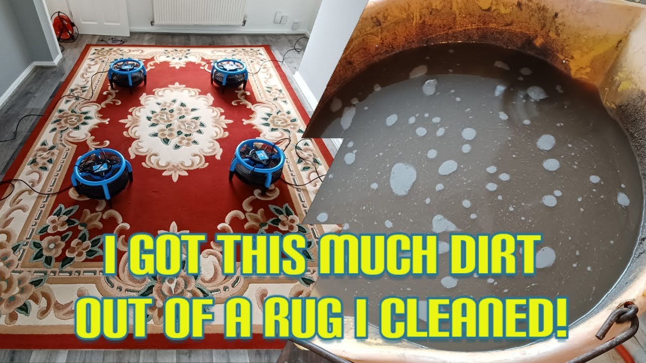 Professionally Cleaning a Dirty Polypropylene Rug in NewcastleUpon