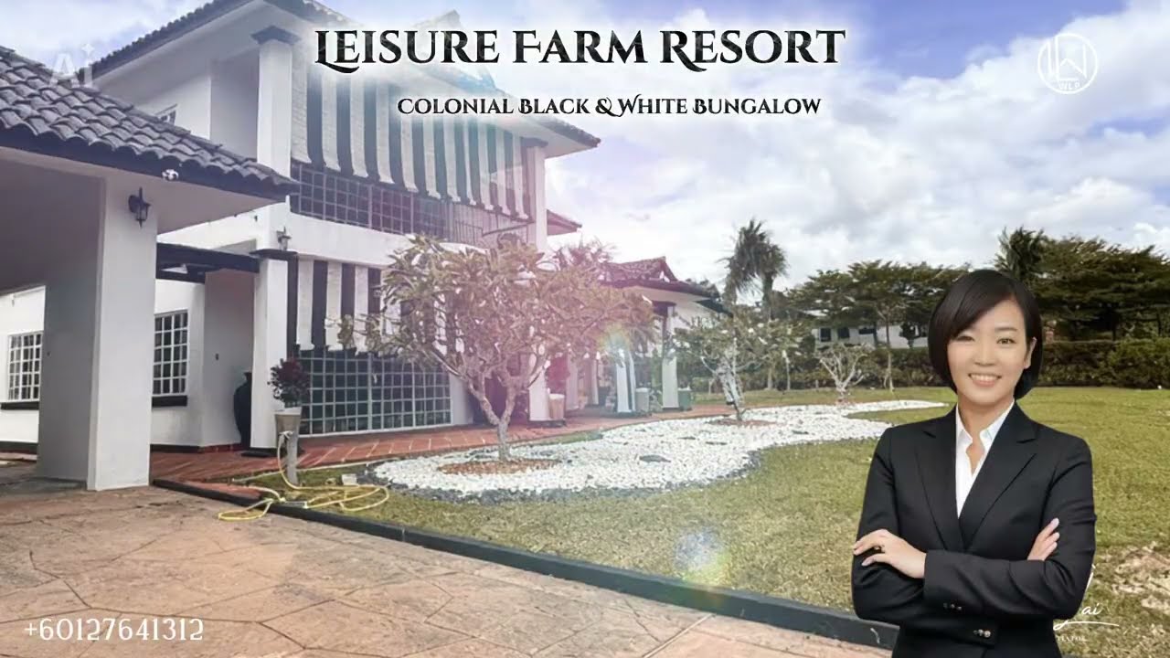 Luxurious Bungalow in Leisure Farm Resort for Sale 1 acre land size