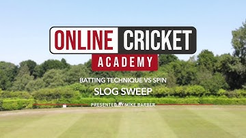 Batting: The Slog Sweep