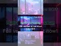 【雨の夜】静かなネオンの作業部屋|サイバーパンクチルBGM #shorts #chillmusic #rainynight