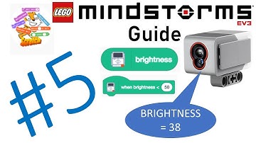 How to Use the Light Sensor! | Lego Mindstorms Ev3 with Scratch Guide [5]