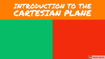 Introduction To The Cartesian Plane