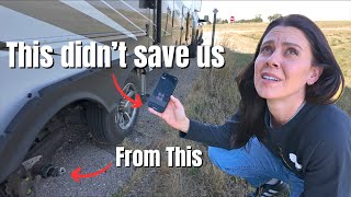 Disastrous Ending to our RV Road Trip (Lost the Wheel at 70 MPH)