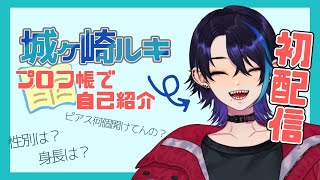「【新人Vtuber】はじめまして、城ヶ崎ルキです！【自己紹介】」のサムネイル