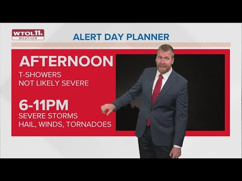 ALERT DAY Tuesday afternoon for strong to severe storms | WTOL 11 ...