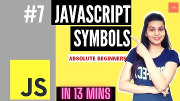 JavaScript Tutorial #7 | Symbol Data Type es6 | Symbols in JavaScript es6