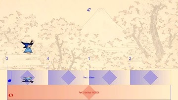Sorlo, a Funny Sorceror - bouncing in a 4/4 conducting pattern - Bounce Metronome Pro
