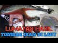 Tombak ikan waktu malam di laut hasil lumayan  part 1