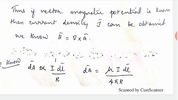 Scalar and Vector Magnetic Potential - Electromagnetics EE 302 - KTU Syllabus