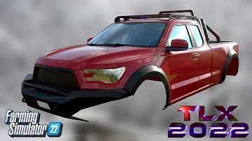 LIVE Modding - TLX 2022 Single Cab - Shelby Looking front end with STROBES!