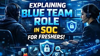 Blue Team Role in Cybersecurity | SOC Explained Simply| Freshers Job 2026