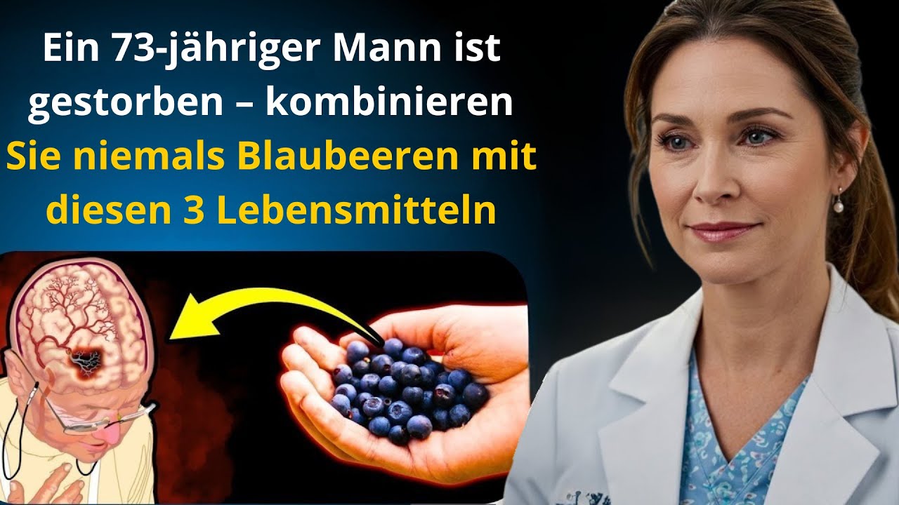 Senioren: Essen Sie niemals Blaubeeren mit diesen 3 Lebensmitteln! | Gesundheitsarzt