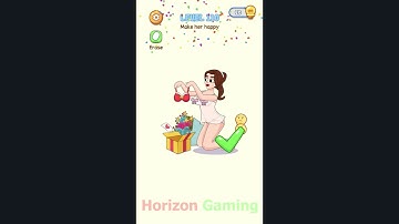 Naughty Puzzle Tricky Test LEVEL 110 make her happy - Gameplay Walkthrough Android IOS