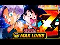 200% LEADER SKILL BUFF! LEVEL 10 LINKS 100% RAINBOW STAR EZA LR TRUNKS & GOTEN! (DBZ: Dokkan Battle)