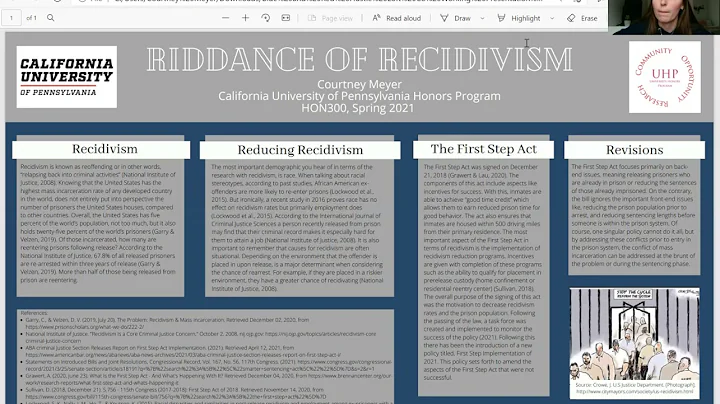 Riddance of Recidivism - Courtney Meyer