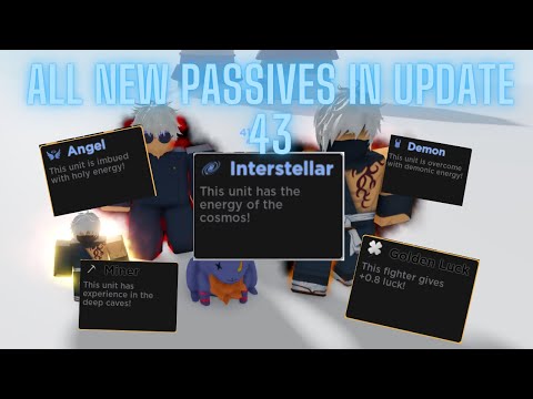 NEW UPDATE 43 DIVINE PASSIVES NEW WORLD NEW PASSIVE TRANSFER AND MORE Anime  Fighters Simulator 