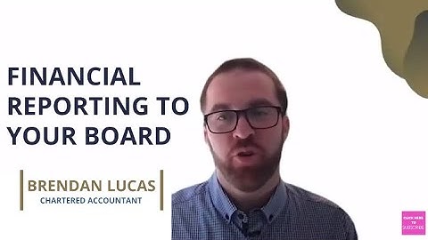 Financial reporting to board members