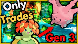 Can I Beat Pokemon Ruby with ONLY In Game Trades? 🔴 Pokemon Challenges ► NO ITEMS IN BATTLE