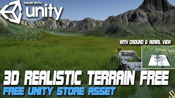 3D Realistic Terrain Free | FREE Unity Store Asset | Mountain Open World Environment