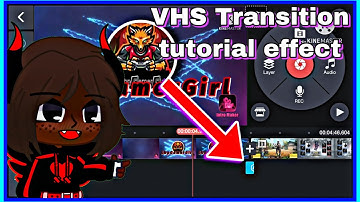 VHS TRANSITION EFFECT TUTORIAL | KineMaster 🖥