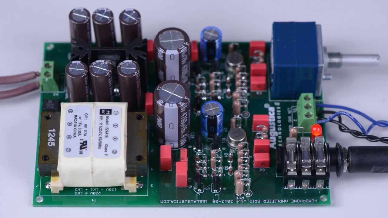 Diy Headphone Amp Kit Brig Transistor Solid State Ss Youtube