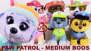 PAW PATROL - TY BEANIE BOOS Set of 8 Medium Buddy 10 inch Stuffed Animal Toy Review