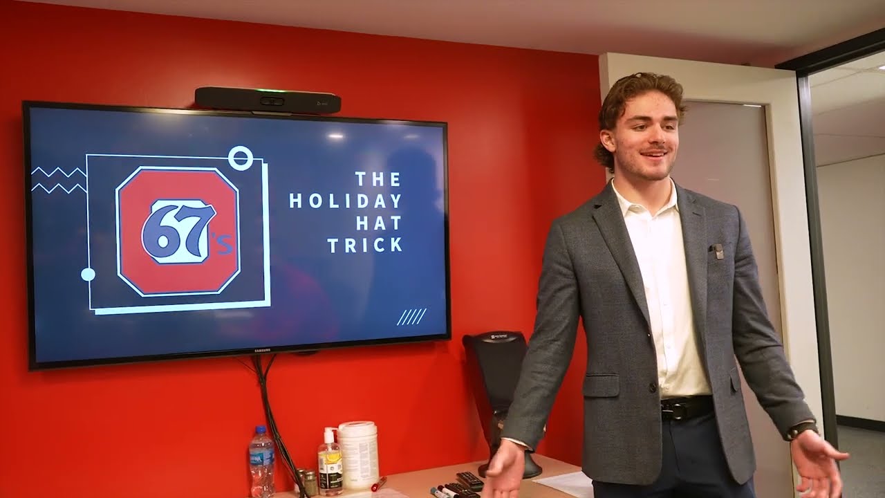 Ottawa 67's Holiday Hat Trick Marketing Meeting YouTube