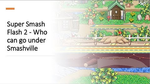 SSF2: Who can go under Smashville (As of Beta 1.3.1)