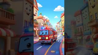 Fire Truck Rescue Adventure 🚒 | Fun Cartoon for Kids | Rescue Vehicles Video