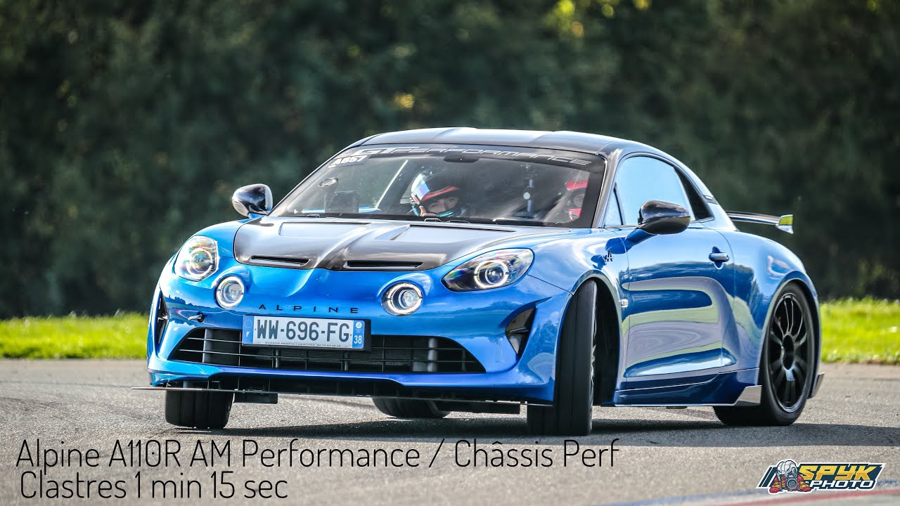 Alpine A110R Clastres 1 min et 15 sec